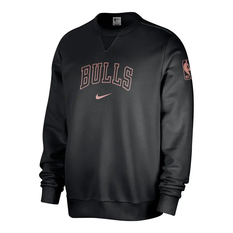 chicago bulls nike travel black crewneck sweatshirt